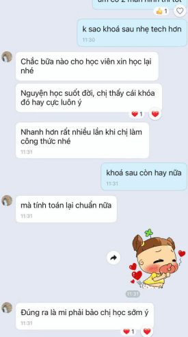 Feedback Học viên Đinh Sơn