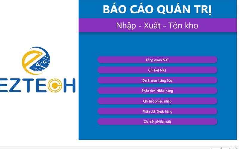Báo cáo quản trị Hàng tồn kho
