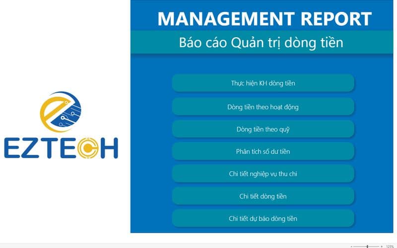 Báo cáo Quản trị dòng tiền
