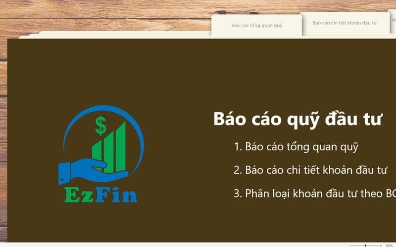 Báo cáo quỹ đầu tư