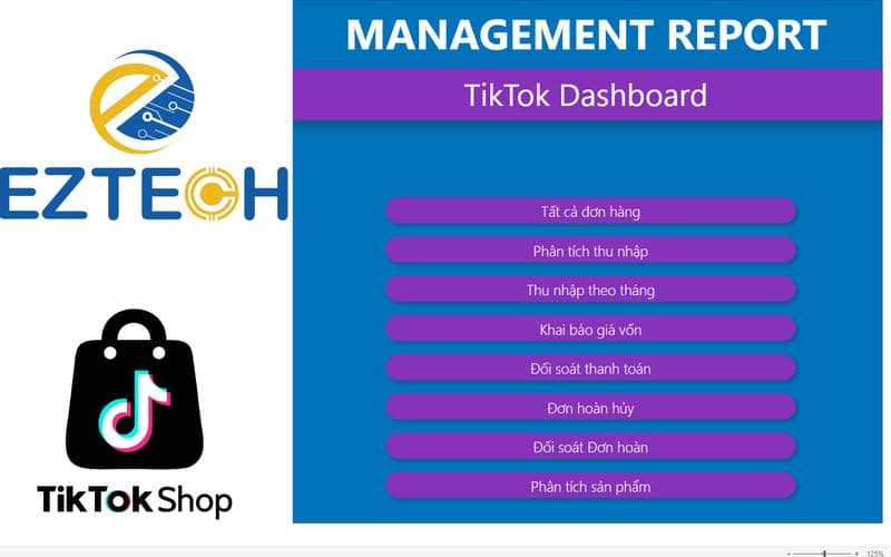 Báo cáo Sàn TikTok Shop