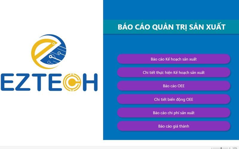 Bộ báo cáo Quản trị sản xuất