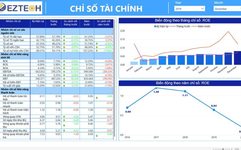 Phân tích chỉ số tài chính